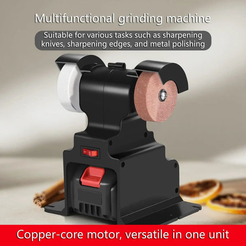 Ultimate 18v Cordless Grinder With Dual Wheels For Sanding Polishing And Deburring. Compact bench style grinder with dual wheels.