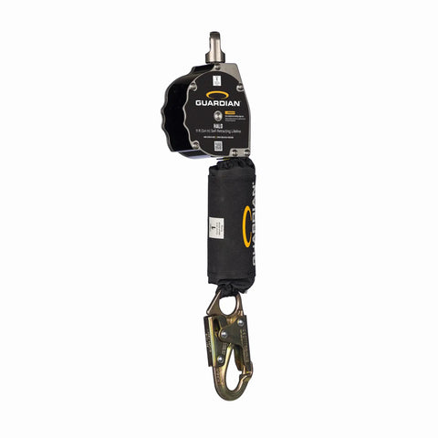 Halo Web Self Retracting Lifeline SRL 11 Foot With Swivel Top Carabiner Included Steel Snap Hook Class 1 ANSI OSHA Compliant Built For Rugged Worksite Safety And Quick Tangle Free Setup