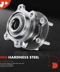 Rear Wheel Bearing And Hub Assembly 5-Lug Compatible With Ford Escape 2013 2019 AWD And Lincoln MKC 2015 2019 AWD