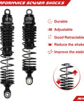 Big Bore RC Shock Absorber Damper 5862 Aluminum For One Tenth Scale Slash Hoss Rustler 4x4 VXL with features displayed