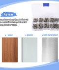 Container of 200 Pcs M3 Stainless Steel Flat Head Screws Set for wood, plastic, and metal surfaces