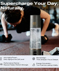 Top Shelf Hydrogen Water Bottle Generator With 6400 PPB Molecular Hydrogen IHSA Certified 10 Oz Capacity Dual Mode Infusion in gym