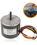 Condenser Fan Motor Replacement for Your HVAC System Swap In 1 Quarter HP 208-230V 850 RPM 1-Phase Clockwise Lead End Interchange Direct Fit THGF36S41S3A THGF60S41S3A For Heat Pumps shown with wires and connector