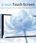 5 Inch MP3 Player With 128GB Real Storage Bluetooth And WiFi Android 13 System responsive touch screen display