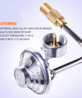 Blackstone Griddle Regulator Replacement for 17 Inch and 22 Inch Tabletop Griddles, Plug and Play Connect From 1 Lb to 20 Lb Propane Tank