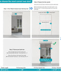 42 Inch Bi Folding Barn Door Hardware Kit With Quiet Sliding Track Side Mounted Black Rollers Easy Install Door Not Included Fits Double 19 Inch Bifold Doors Built Tough For Small Spaces Diagram