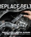 RZR Drive Belt For Specific Models Genuine OEM Part 3211226 installation in CVT transmission system