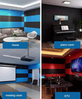 Top Notch Heavy Duty Closed Cell PU Acoustic Foam Panels For Home Studios And Gyms in various rooms including home, piano, meeting, and KTV.