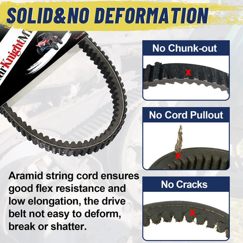 Heavy Duty CVT Drive Belt for ATV UTV Polaris RZR 800 Ranger 500 800 Sportsman 500 570 800 Replacement 3211162 24G4022 3211118