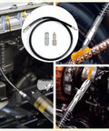 29 Inch Flexible Grease Gun Hose Kit With Spring Shield One Eighth Inch NPT Ends Built Tough High Pressure Extension