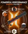 Solary induction heater bolt remover handheld tool, orange and black with coil and on/off switch