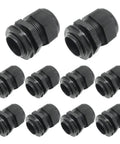 Ten Pack 1 Inch NPT Nylon Cable Gland IP68 Waterproof Adjustable Cable Gland For Junction Boxes And Panel Wiring 17 To 25mm