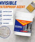 No Sweat Clear Waterproof Sealant Paste For Shower Areas And Tile Grout Slick Invisible Coating Kit With Brushes And Gloves. 500g liquid rubber coating.