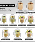 Extensive Brake Line Fittings Kit With 100 Pieces For 1/4 Inch And 3/16 Inch Tubing Nuts And Connectors Pro Grade Durable Kit Size Details