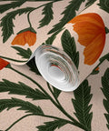 Top Shelf Botanical Chintz Matte Wallcovering with a floral design rolled for easy installation, ideal for any home hang or business spot.