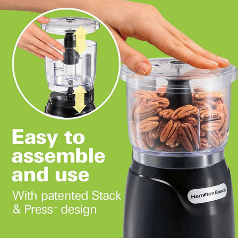 No Hassle Immersion Cooking Bundle With Heavy Duty Stainless Blades and Snappy Two Speed Settings for Silky Purees. Hand blender with pecans.