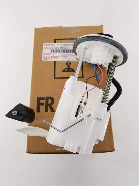 Genuine Oem Electric Fuel Pump For Toyota 77020 06121, stainless steel with wiring, suitable for high flow performance.