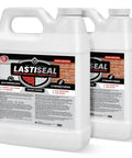 Heavy Duty Water Based Brick And Concrete Sealer Gives Your Masonry Super Solid Satin Finish While Kicking Moisture And Weather Wear For Up To 15 Years With A Subtle Low Gloss Look In 5 Gallons, two containers.