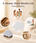 256 Piece Bulk Pack Clear Silicone Cabinet Door Bumpers Sticks Like Glue Half Inch Rubber Furniture Protectors Soft Close Pads for noise dampening.