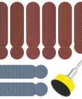 One Inch Sanding Discs Kit, Quick Change Surface Conditioning Discs For Die Grinder, 142-Piece Set With various grits