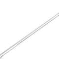 11 Inch Quarter Inch Drive Socket Extension With Chrome Plated Steel Finish Extends Your Ratchet For Those Hard To Reach Or Recessed Fasteners And Is Easy To Clean Durable Tool Accessory For Pros And DIYers, showing knurled shank and durable steel