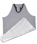 Badass Aluminized Heat Resistant Cover With Rock Solid Fireproof Safety Gear For Foundry Furnace Welding And Glass Blowing Hella Tough Heavy Duty Barbecue Bib, aluminized protective bib with quick release straps.