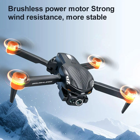 Drone With Screen Controller And Brushless Motors Altitude Hold One Key Takeoff And Landing Active Obstacle Avoidance in flight