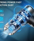 2 In 1 Keyboard And Car Vacuum Cleaner Wireless Handheld With Brushless 120W Motor Beast Suction And Blower Rechargeable Portable