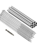 7 Inch Gutter Screws With Stainless Steel Ferrules And Driving Tool, 10 Pack For Eave Gutters, Sagging Fix, Replacement Or Mounting
