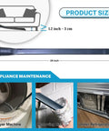 Versatile Vacuum Attachments And Brush Kit For Most Vacuums 24-inch crevice tool for dryer vent cleaning and appliance maintenance.