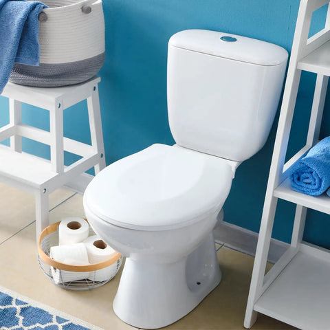 3 Inch Toilet Flapper Replacement Kit For 99 788 Model Compatible With 3 Inch Flush Valves With Two Handle Chains Water Saving And No Fuss Easy Install For Efficient Home Flushing, white toilet shown