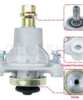 Two Pack Spindle Assembly With Pulley 603987 And Belt 793828 For Hustler Raptor 42 Mowers Replacement 604214 Kit