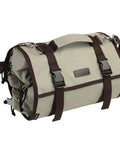 Large Tool Pouches Roll Up Pouch Bag With Zipper, Adjustable Strap, 600D Oxford Material, D Ring Handles, Khaki Color