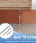 PATIKIL M3x40mm double-ended threaded studs, 10 pcs, 304 stainless steel, furniture hardware