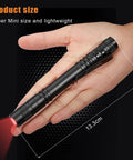 4 Piece Red Light Flashlights Red LED Pen Light Compact Torch For Night Astronomy Aviation Observation And Beach Safety