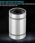 Ultra Quiet Linear Motion Ball Bearing Bushing Set 6mm LM6UU For 3D Printer And CNC Parts, steel, detailed view