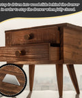 Heavy Duty Metal Drawer Stops For Dresser Track Guide Glides 24 Pack on wooden dresser, showing drawer slide stop option.