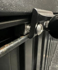 Close-up of 3/8-16 Thread T Slot Nut Fits Toyota Tacoma Tundra Bed Rails And Deck Track Stainless Steel Heavy Duty Tie Down Accessory