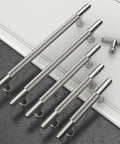 10 Pack Knurled Champagne Bronze Kitchen Cabinet Knobs Gold Dresser Drawer Knobs Single Hole T Bar Pull Handles view