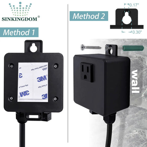 Matte Black Air Switch Kit With Long Button For Garbage Disposal Single Outlet Full Brass Construction Easy Install methods