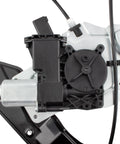Chevrolet Volt Window Regulator With Motor Front Right Passenger Side Fits 2011 2012 2013 2014 Hatchback 1.4L L4 PHEV Heavy Duty close up view of motor assembly