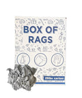 Industrial Recycled Gray T Shirt Rags 25 Lb Box For Heavy Duty Cleaning Wood Oil Paint Dirt Bulk Mechanic And Painter Rag Sets