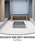 Set Of Three Foldable Cloth Underwear Organizers To Chill Out Drawer Chaos And Keep Your Closet Fresh While Giving Delicate Bras Extra Love During Your Busy Weekday Hustle placed in a soft fabric organizer.