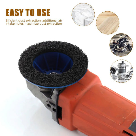 Get That Wheel Hub Looking Fresh With Heavy Duty Wire Brush Grinding Discs And Silicon Carbide Polishing Wheels For Serious Car Detailing And Metal Surface Restoration Efforts, showing polishing tool with efficient dust extraction.