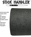 Professional Drumstick Grip Tape Pack Features Soft Cotton Gauze Wrap For Killer Stick Control And Lockdown Feel On Drums Hella Comfortable Percussion Gear Black Ten Bundle roll showing texture and material details.