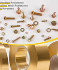 Heavy Duty Flange Bolt Kit 528Pcs M5 M6 M8 M10 8.8 Pro Grade With Nuts And Washers Yellow Zinc Plating components close-up