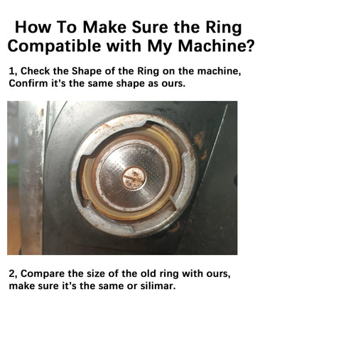Installation of 51mm Silicone Gasket Ring For Coffee Machines Replacement Group Head Seal For Dolim GEVI MR Coffee