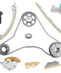 2.4L Engine Timing Chain Kit With Camshaft Adjuster And VVT Gear For 2008 To 2015 Honda Accord Civic OEM Quality Parts Layout