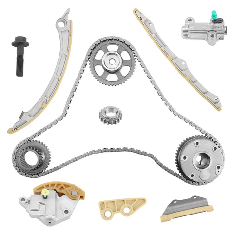 2.4L Engine Timing Chain Kit With Camshaft Adjuster And VVT Gear For 2008 To 2015 Honda Accord Civic OEM Quality Parts Layout