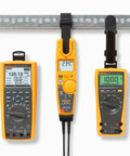 Meter Hanging Kit For Fluke Multimeters Like 50 II 70 III 80 IV And 180 Series Easy Hanger System showing meters on a rail